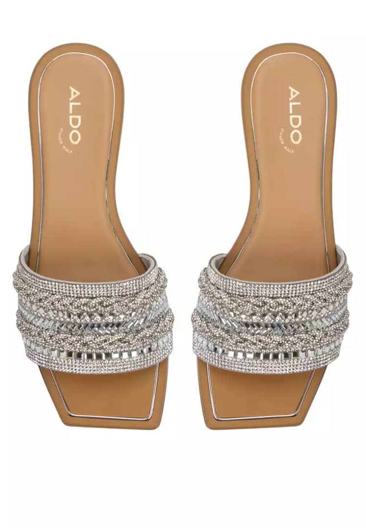 Aldo Silver Navalia Slippers