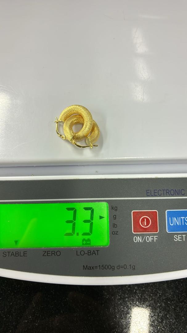 18 Karat Circa Loop Earrings