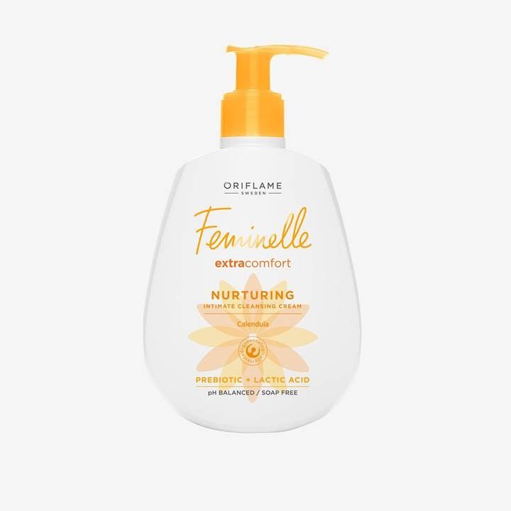 Feminelle Extra Comfort Nurturing intimate Cleansing Cream Calendula Wash 300ml
