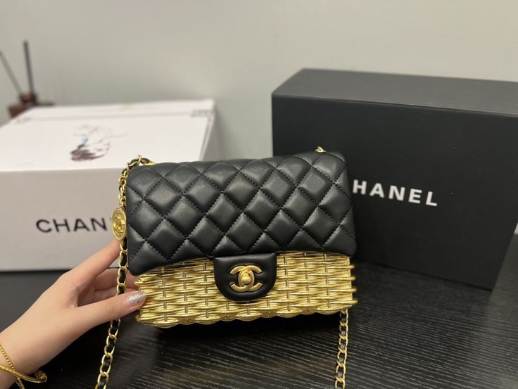 Channel Midi Cage Bag