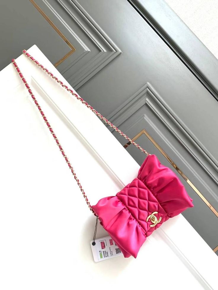 Channel Pink Clutch