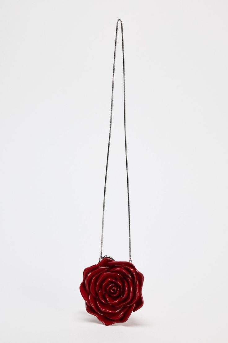 Zara Red Roses Mini Clutch