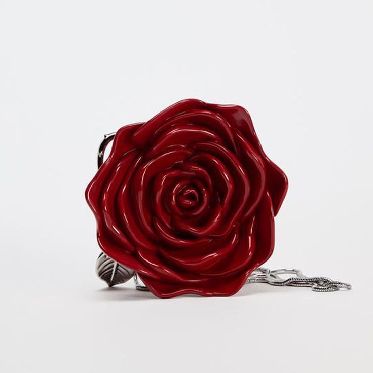Zara Red Roses Mini Clutch